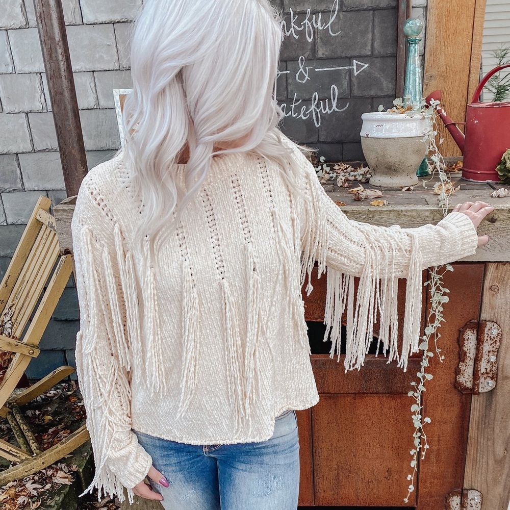 Free Spirit Sweater • Cream